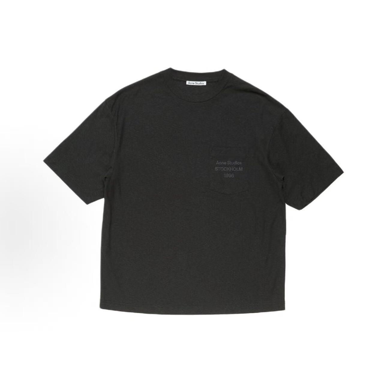 Acne studios 1996字體LOGO寬鬆版短T (2色)