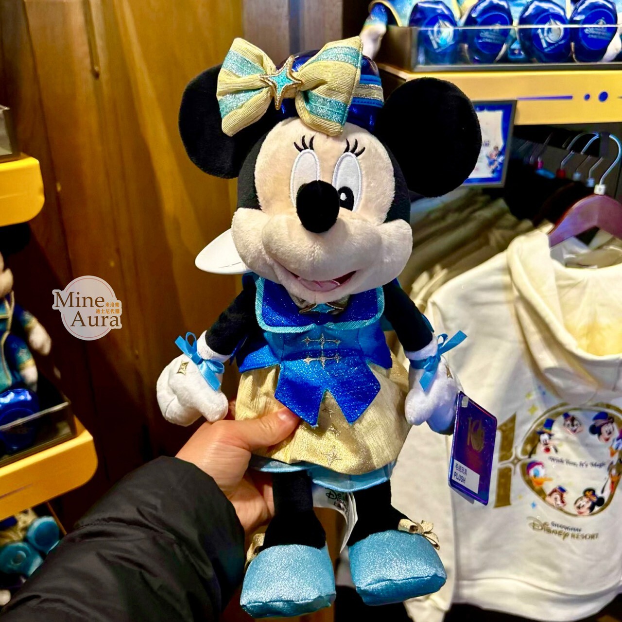 10歲生日慶典 米奇 Mickey 與好友們 米妮 Minnie 娃娃 玩偶 -上海迪士尼樂園