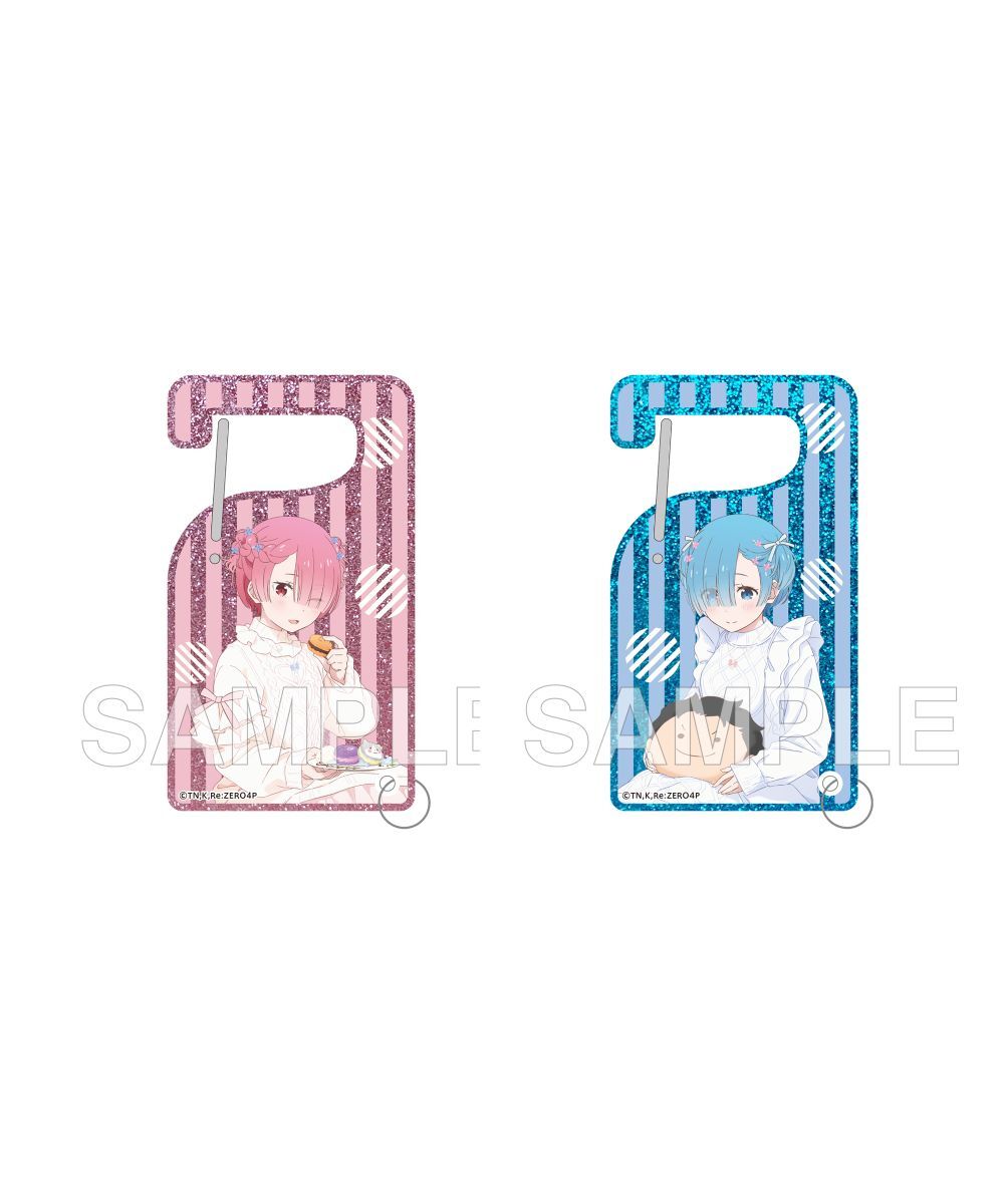 預購-『Re:從零開始的異世界生活』閃亮亮壓克力登山扣 拉姆與雷姆的誕生日生活2026 ver. 系列【日本進口精品】