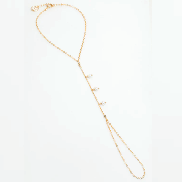 1YA0326-282 [YAY PARIS] Nayla Hand Jewelry Cultured Pearl Laminated Gold #130ppny101 (EU)