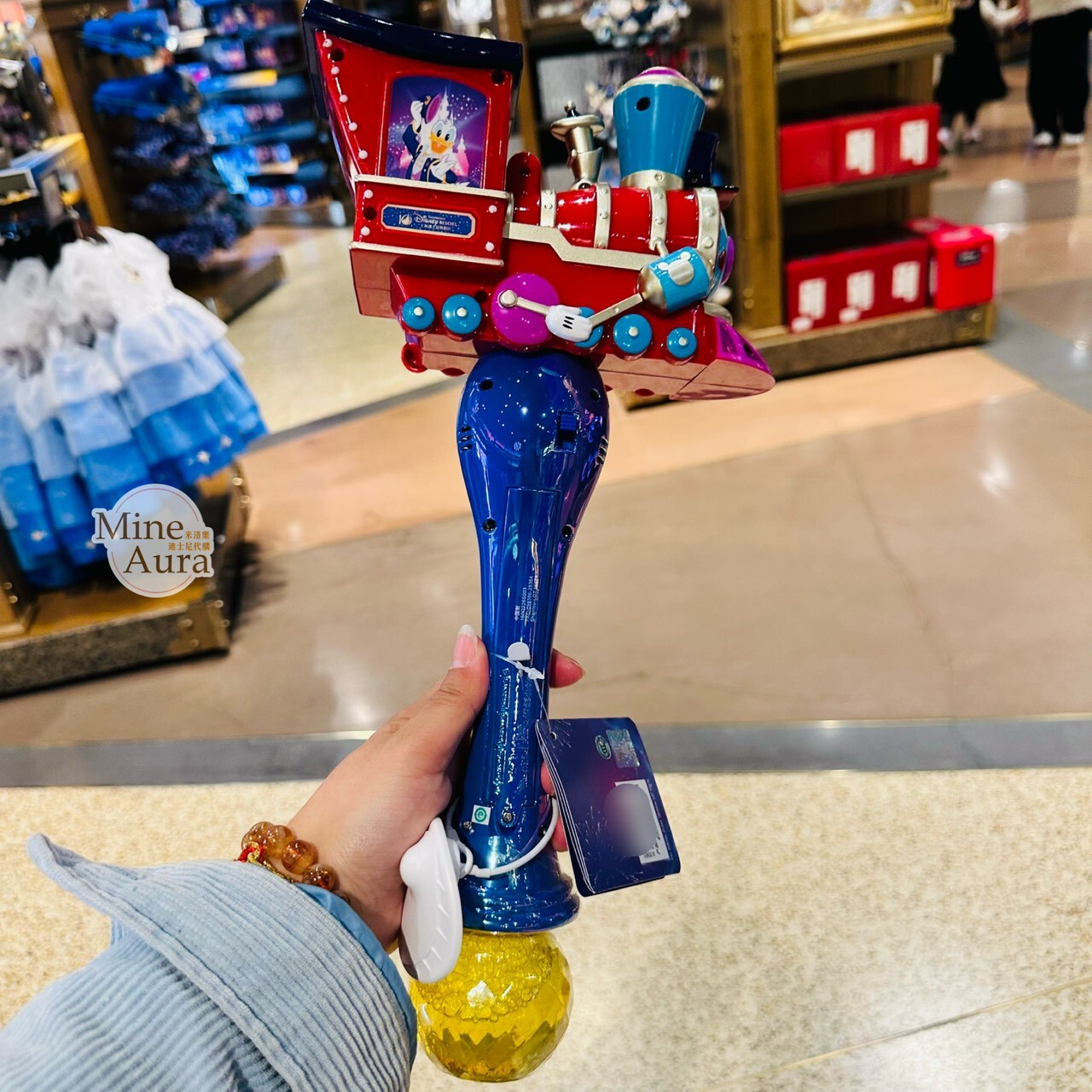 10歲生日慶典 奇妙同慶系列 米奇 Mickey 蒸汽火車頭 造型 泡泡機 -上海迪士尼樂園