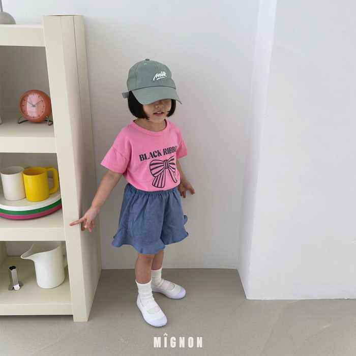 正韓夏mignon 兩色傘狀短褲