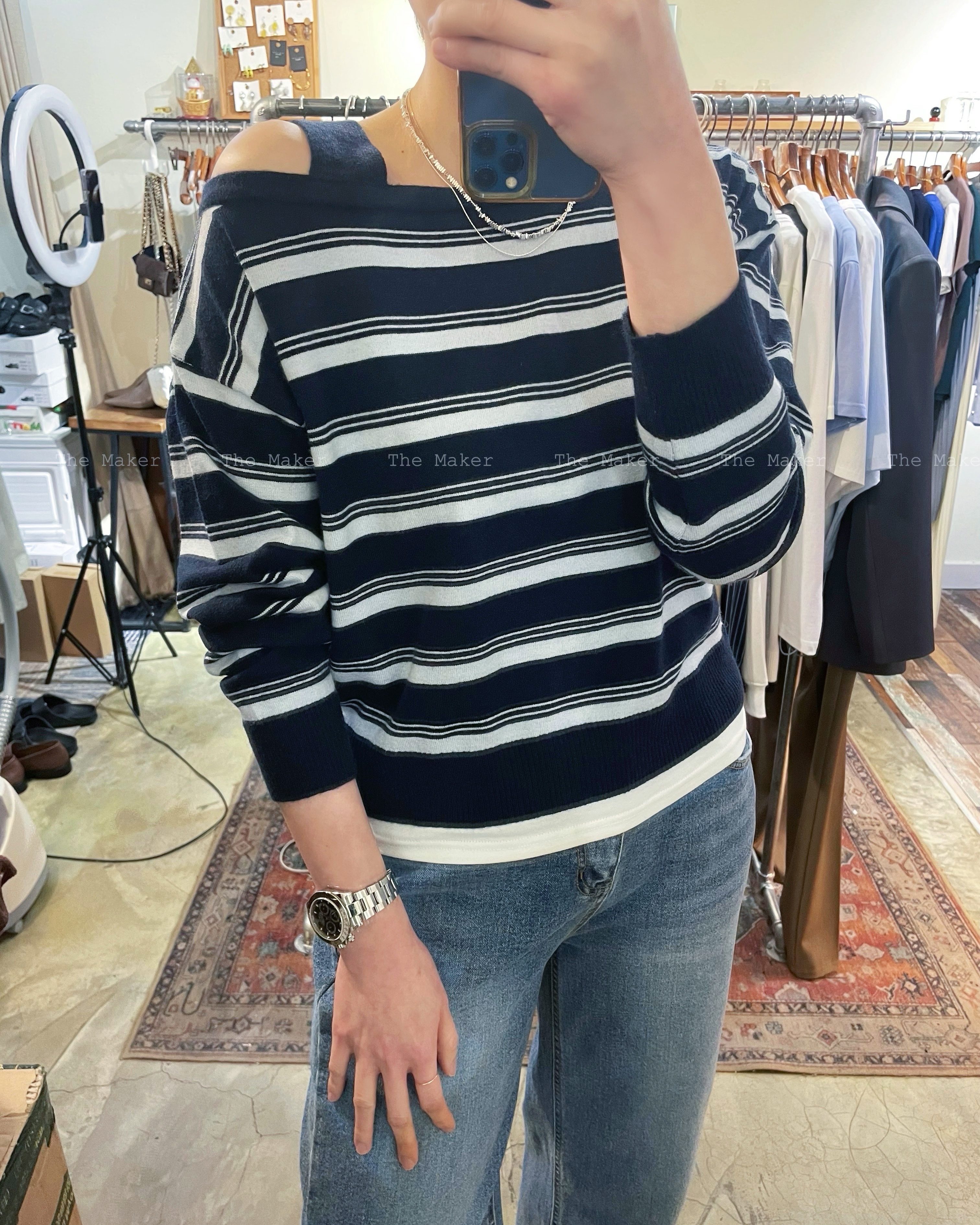 🪴 小性感露膊薄針織 🪴