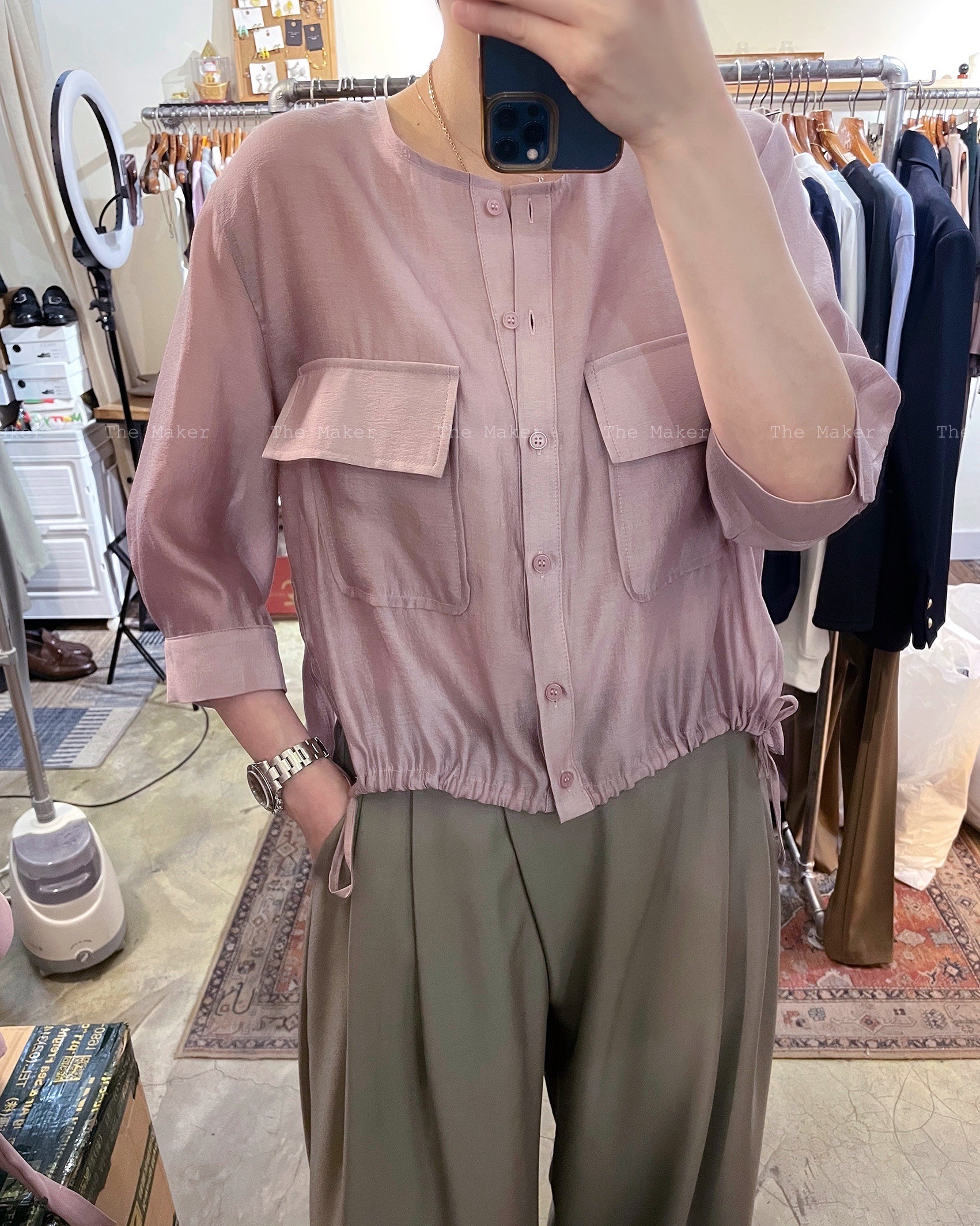 ✨ 顯白光澤透膚感恤衫 ✨