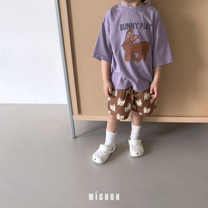 正韓夏mignon 小白兔短褲