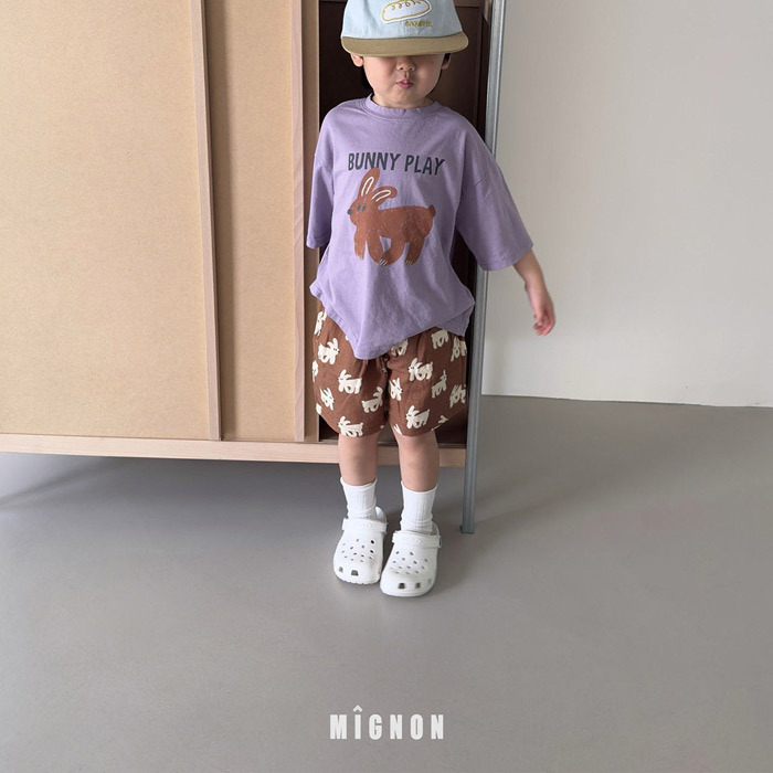 正韓夏mignon 小白兔短褲