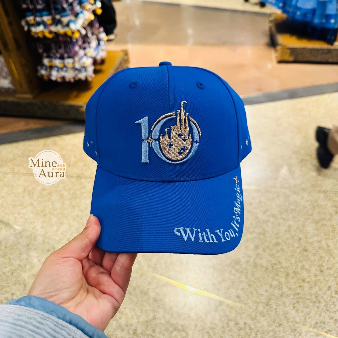 10歲生日慶典 奇妙同慶系列 城堡 圖案 棒球帽 帽子 -上海迪士尼樂園