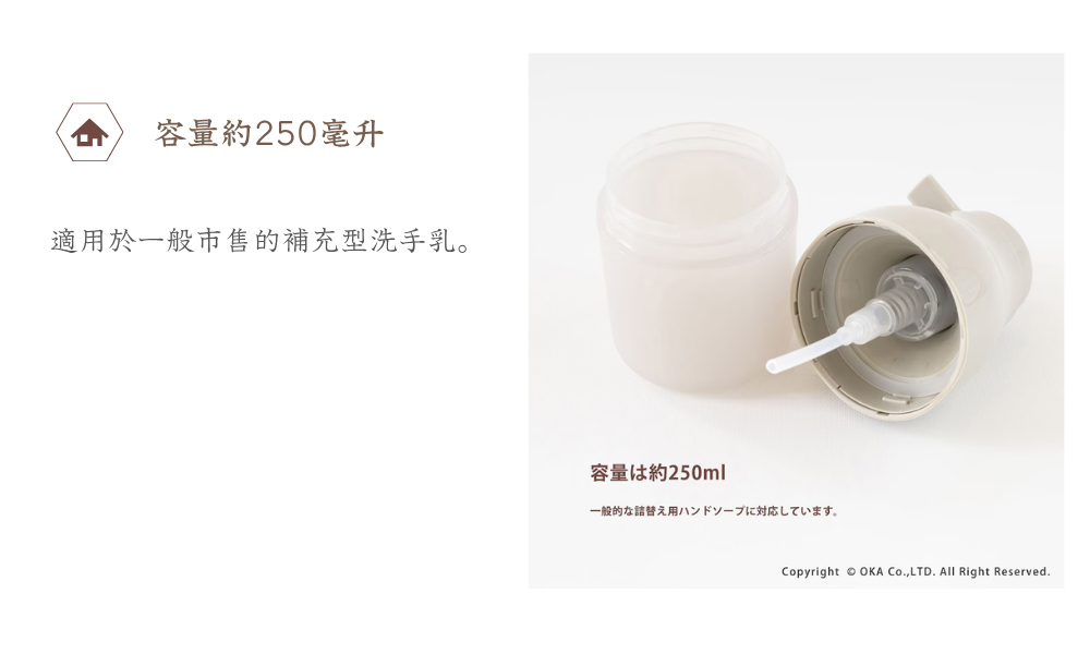 《PLYS》透明按壓式泡沫分裝瓶250ml