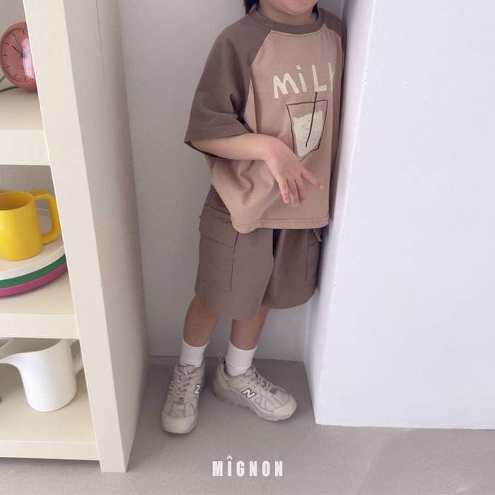 正韓夏mignon 兩色雙口袋短褲