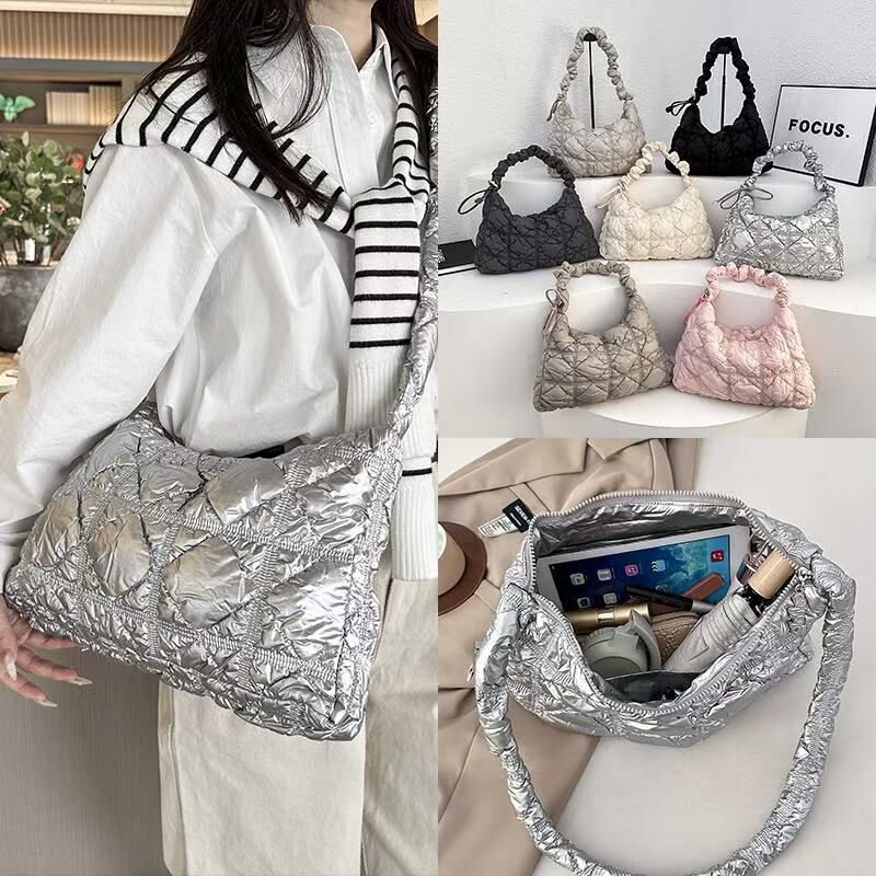 【直播】LX032652 JUNHE 可調較雲朵包 (格仔款)