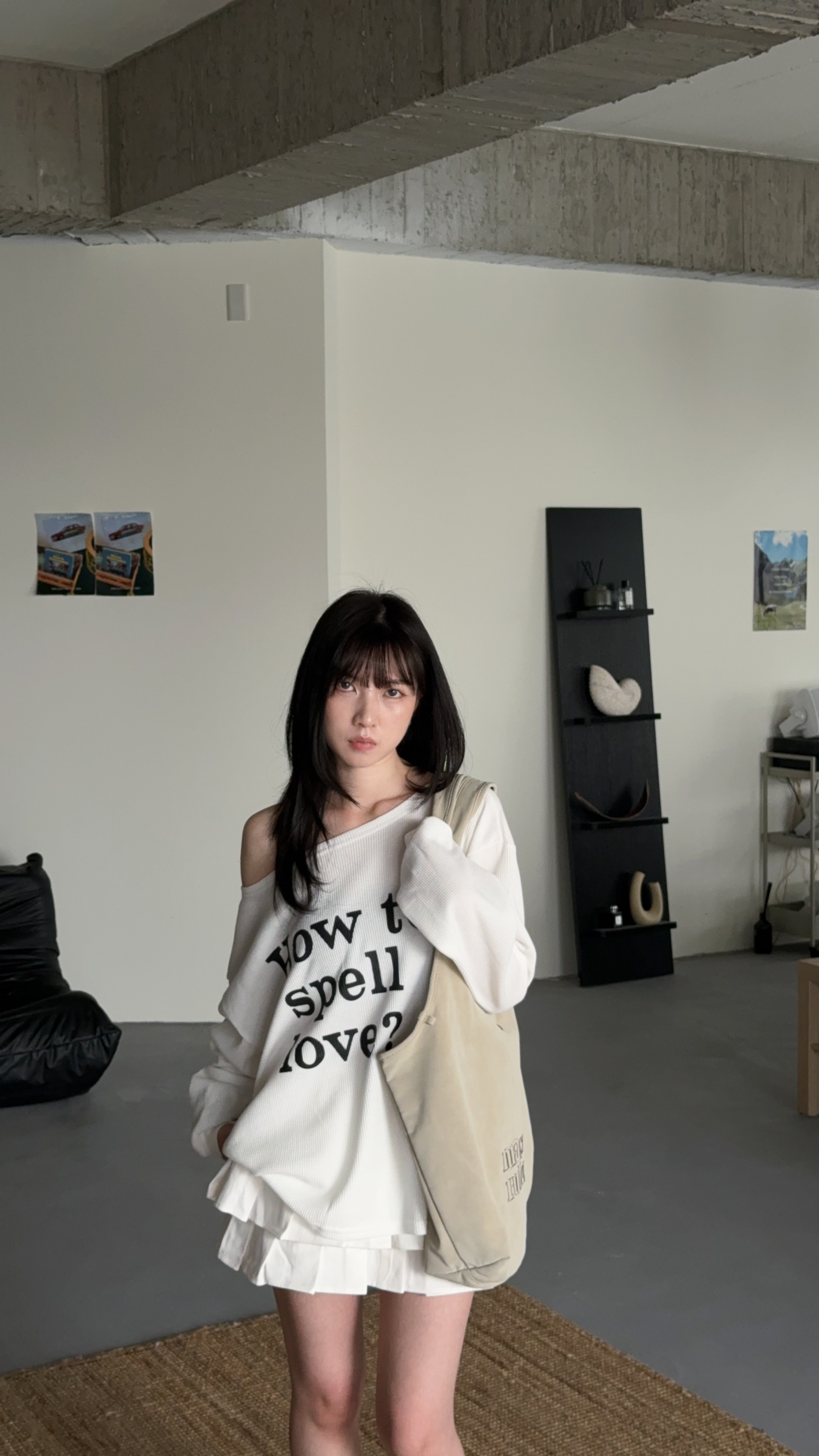 鬆緊褲頭雙層百褶裙