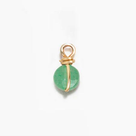 1YA0326-290 [YAY PARIS] Mini Stella Pendant Aventurine Laminated Gold #24SSC-901pdennn131 (EU)