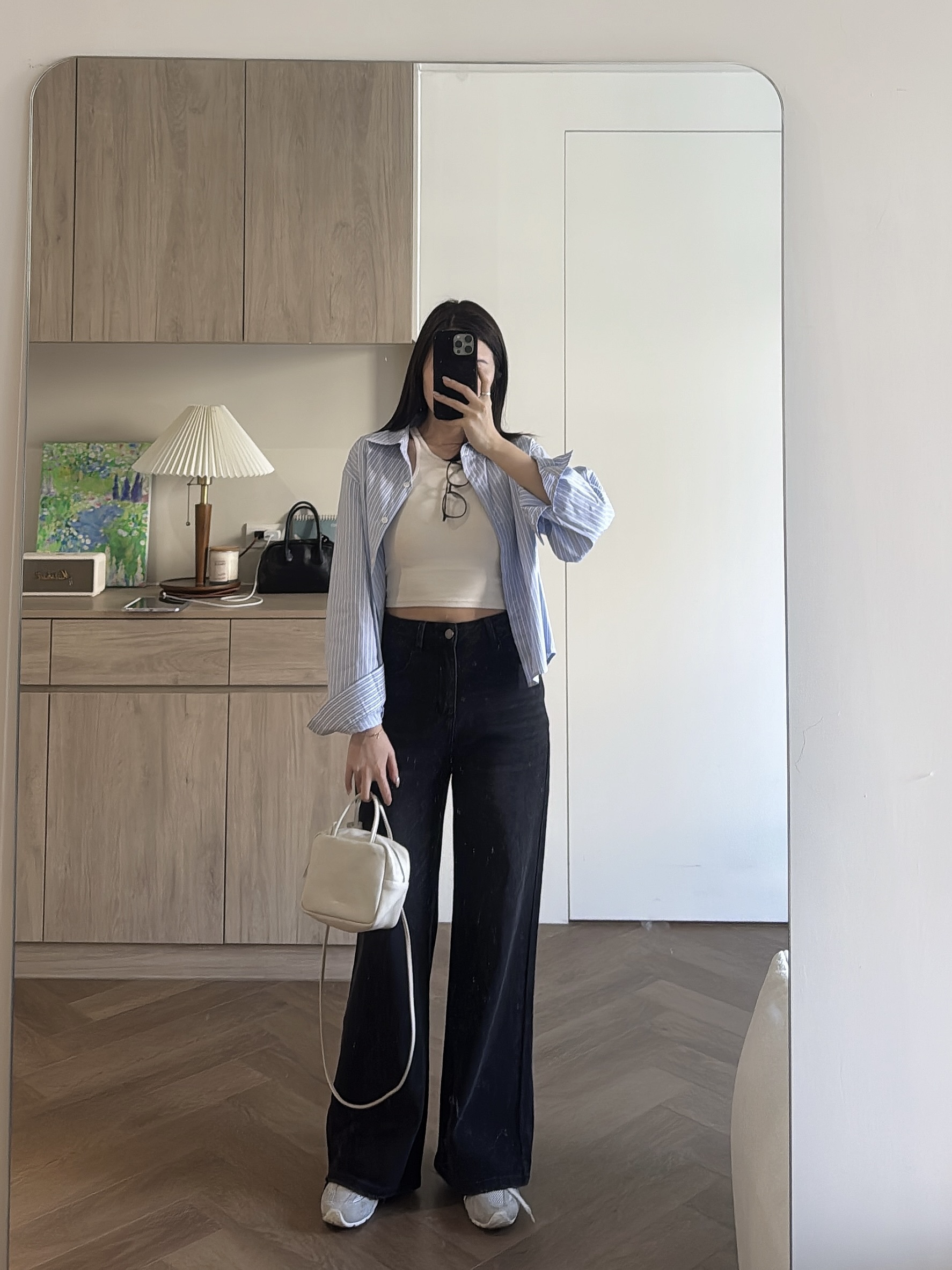 U13 煙灰黑牛仔褲S/M/L