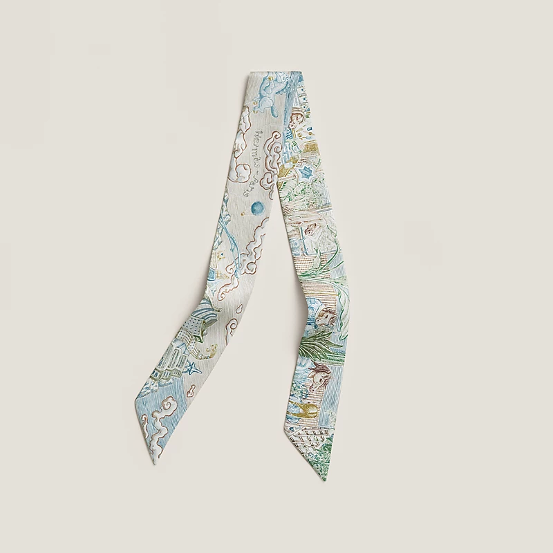 HERMES City of Light Twilly bleu glacier / kaki / beige