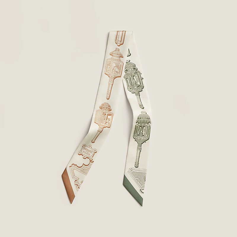 HERMES Merveilleuses Lanternes Twilly crème / caramel / kaki