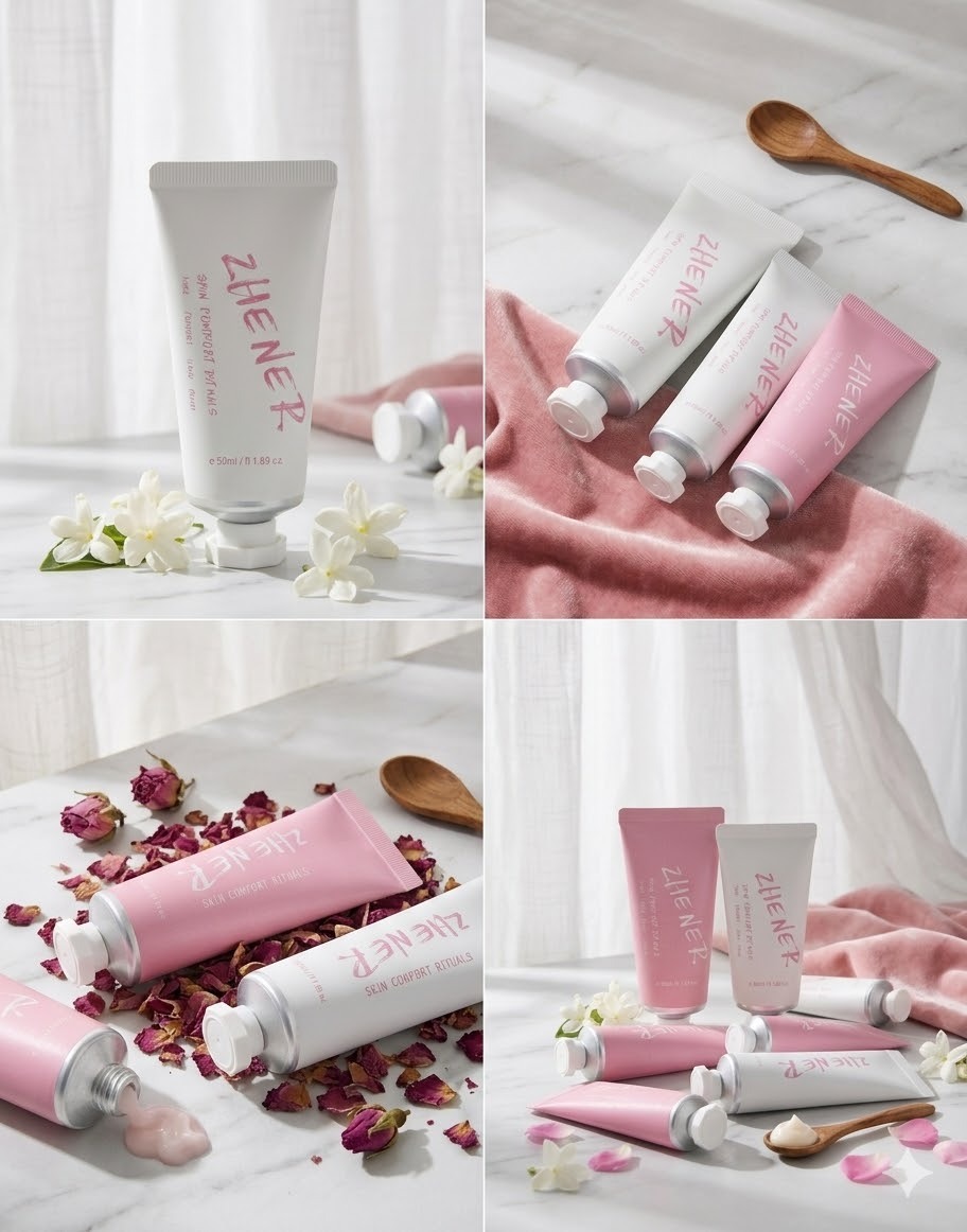 柔霧花果香調護手霜情境展示｜清新花果香氣