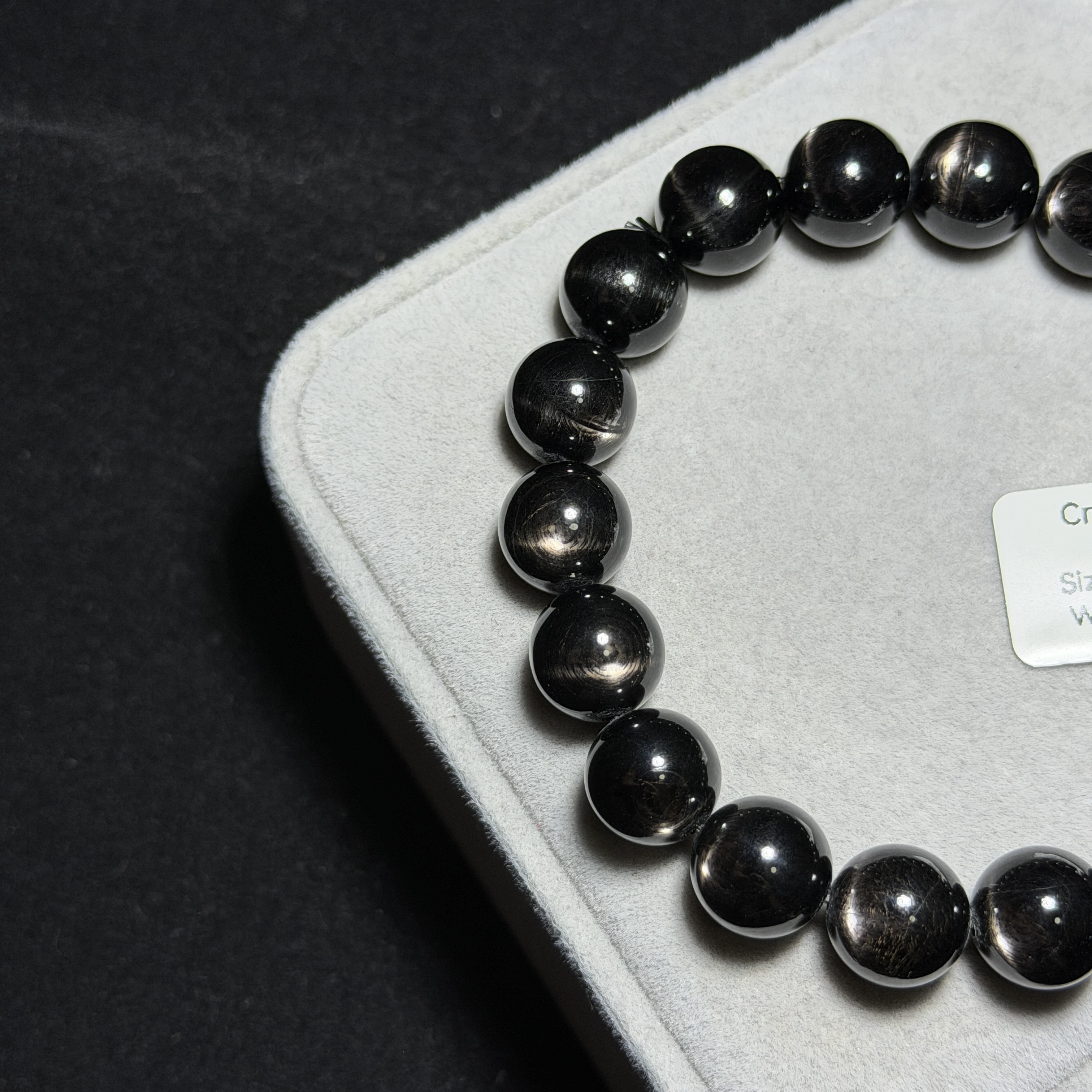 高質金運石(黑銀線) 10.6+mm ZB2249