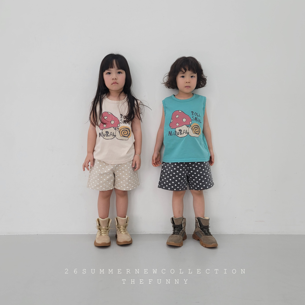 90-140 FUN 波點短褲 2色