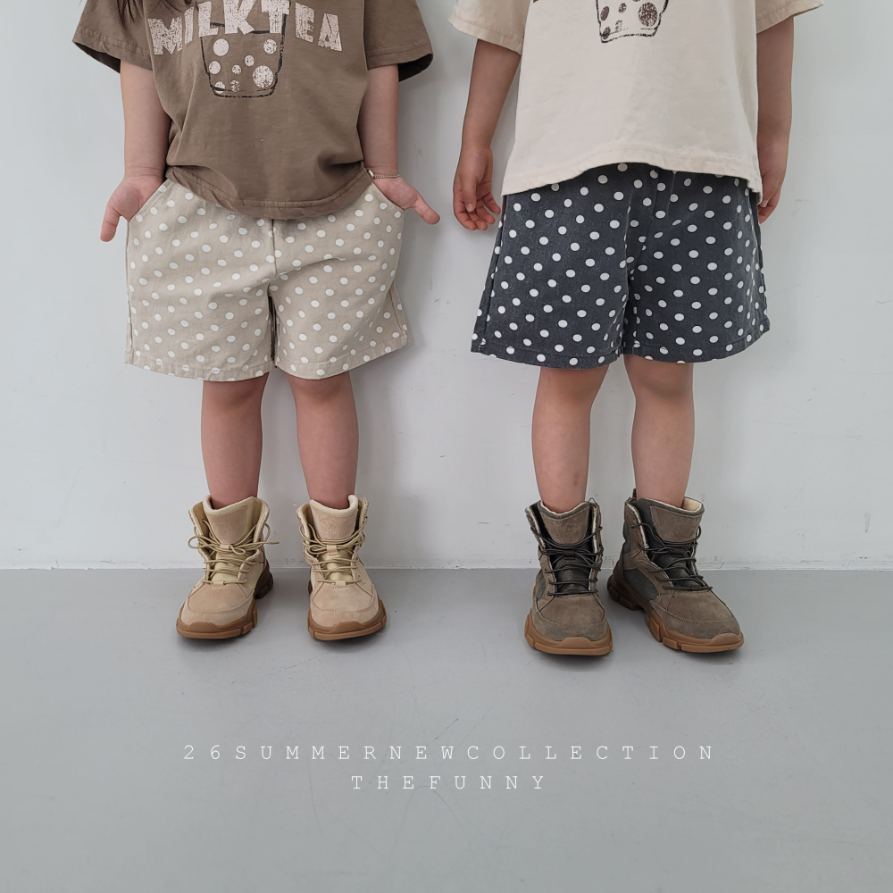 90-140 FUN 波點短褲 2色