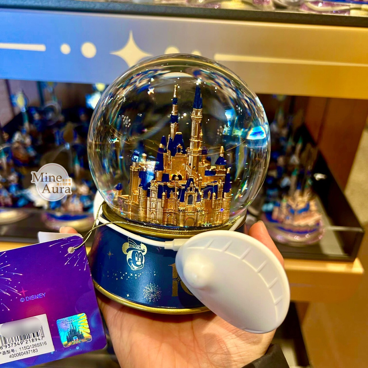 10歲生日慶典 奇妙同慶系列 城堡 水晶球 擺飾品 -上海迪士尼樂園