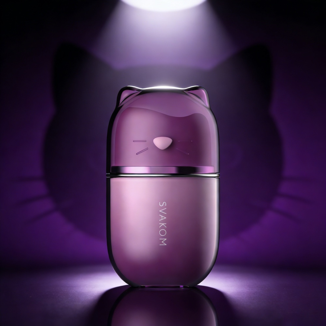 SVAKOM Klitty 智能遠程 舌頭挑逗吸吮震動器 - 薰衣草色