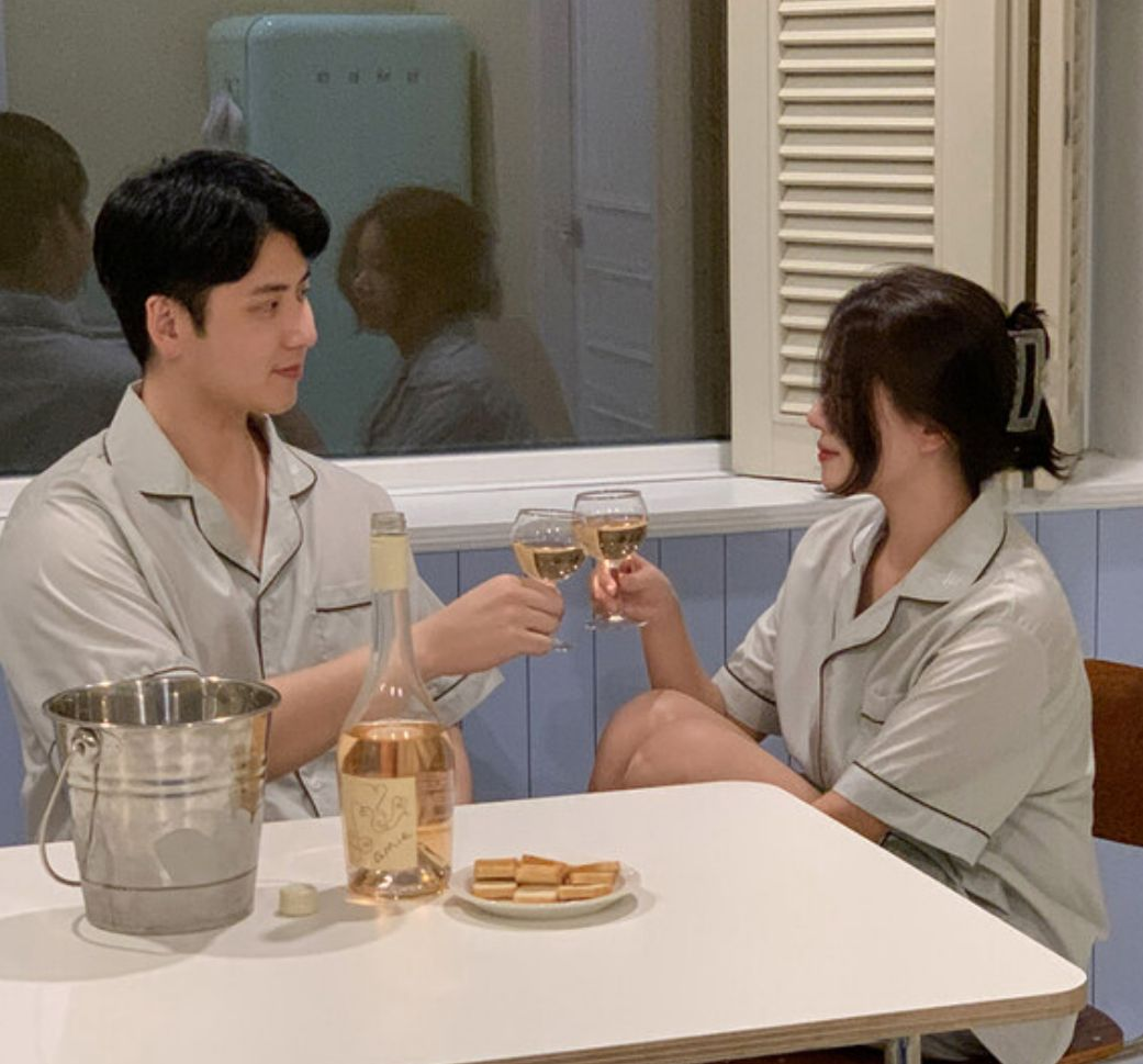 JUUNEEDU淨色睡衣(綠色)