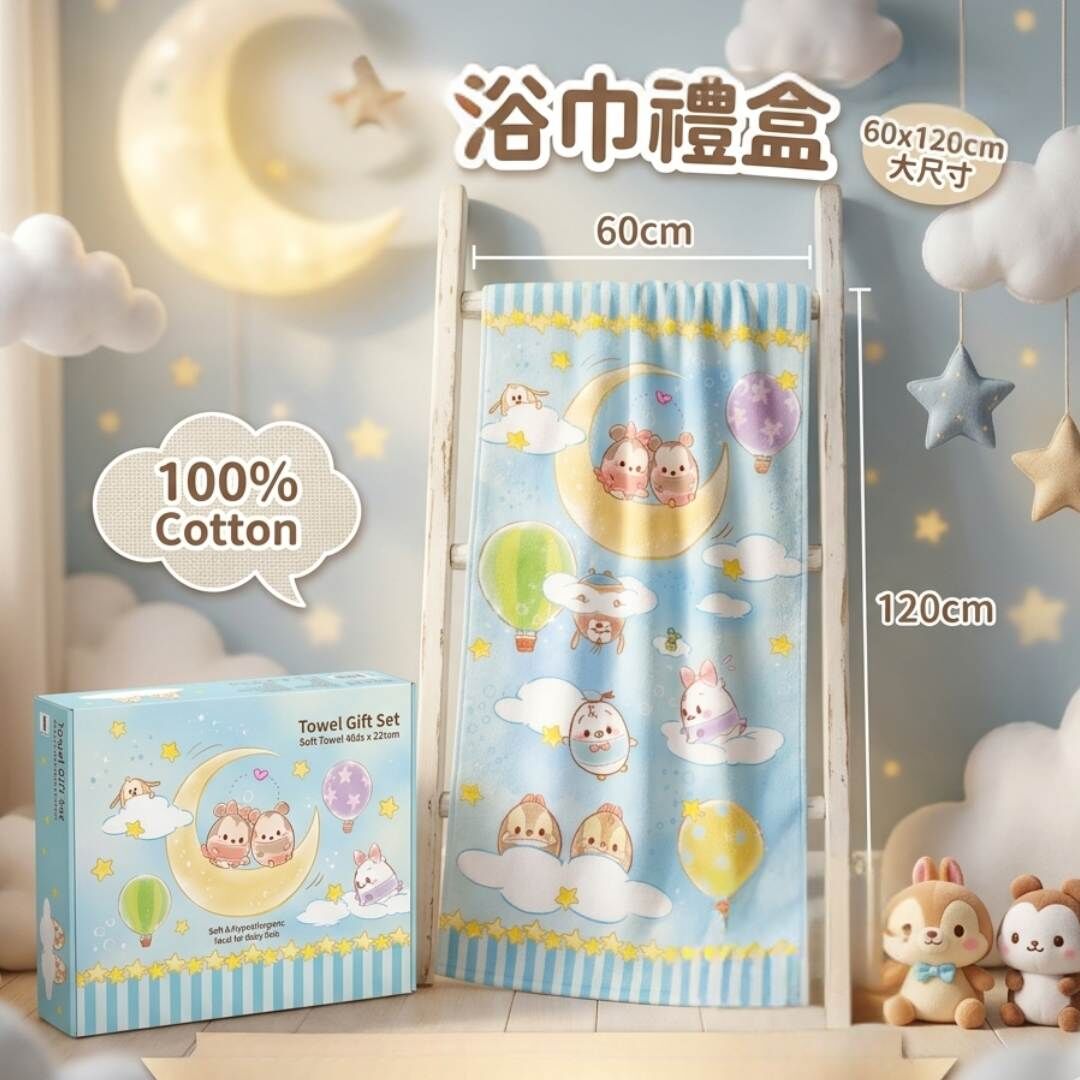 迪士尼UFUFY |浴巾 禮盒套裝