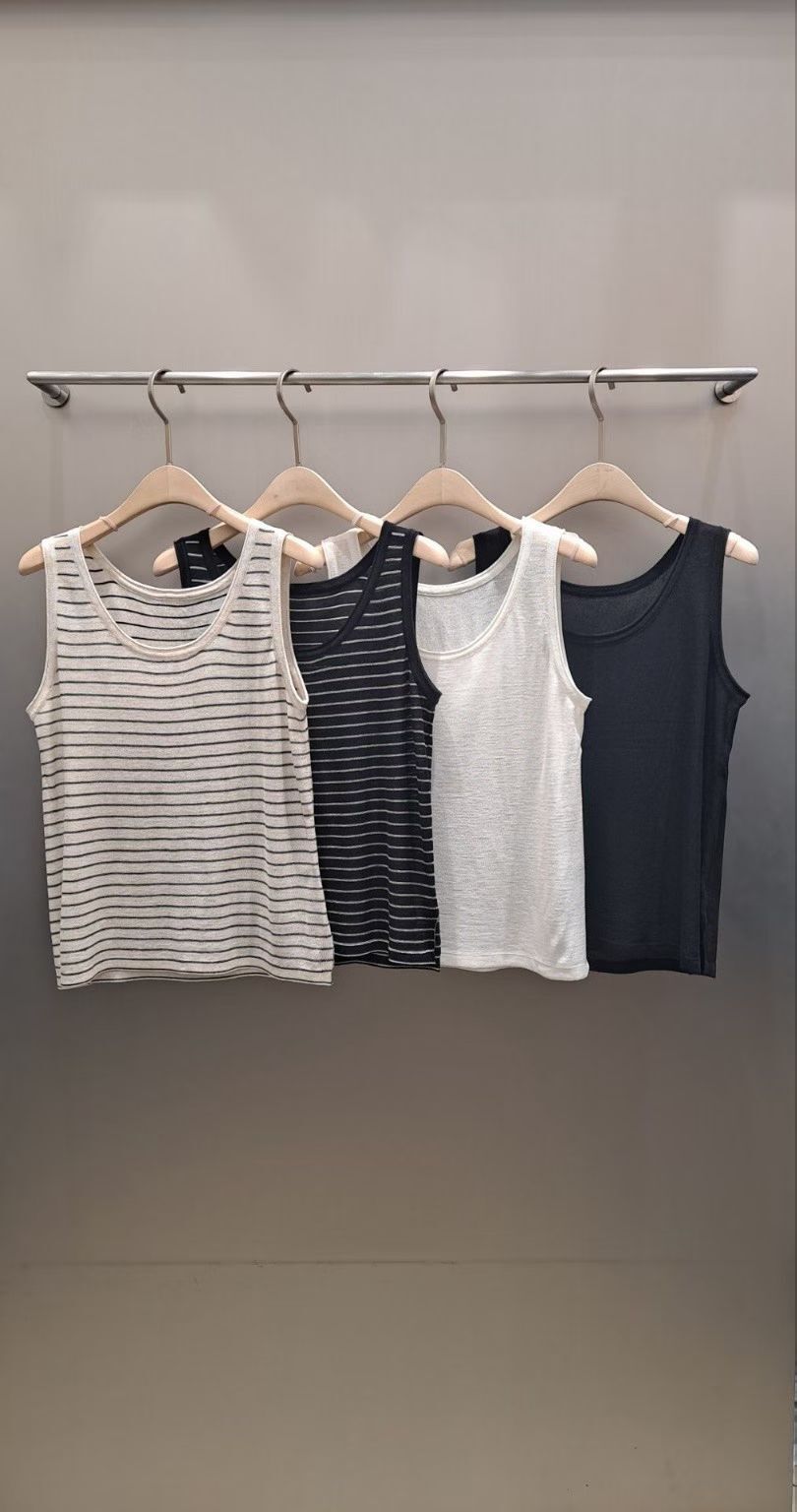 1L6017 混棉麻背心