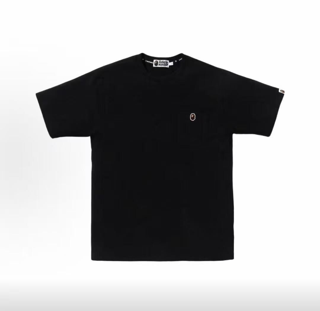 BAPE 胸前口袋刺繡短T (4色)