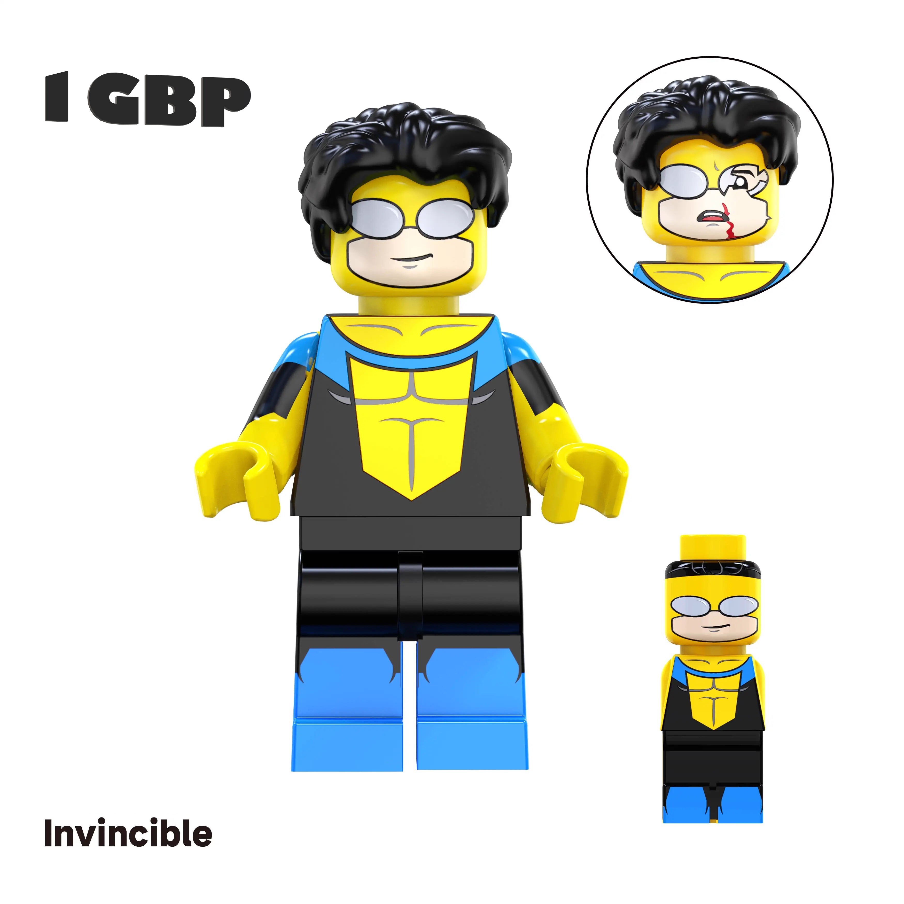 1GBP Special Offer: Invincible DC SuperHeroes Custom Minifigures Fit Lego TV1035