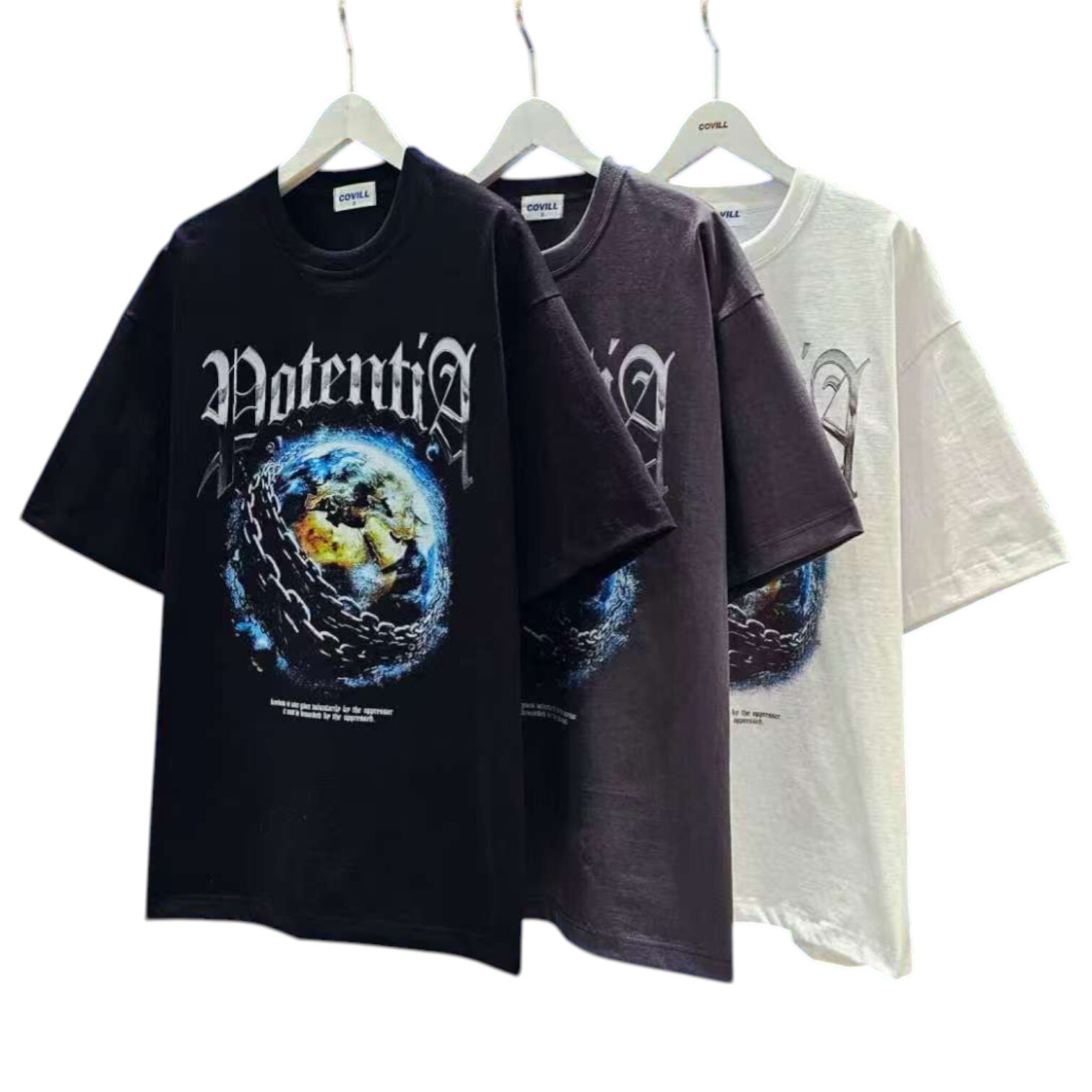 《K》地球鎖鏈重磅短T