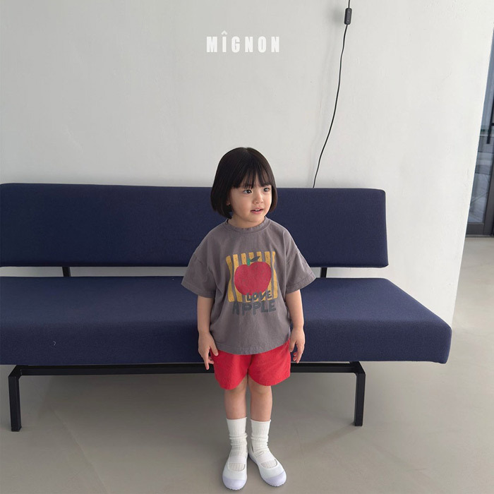 正韓夏mignon 愛的大蘋果上衣