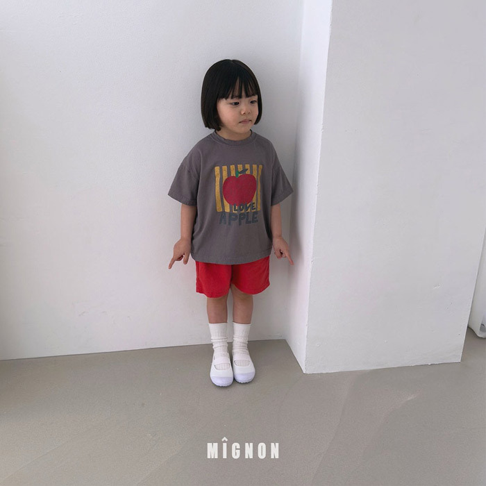 正韓夏mignon 愛的大蘋果上衣