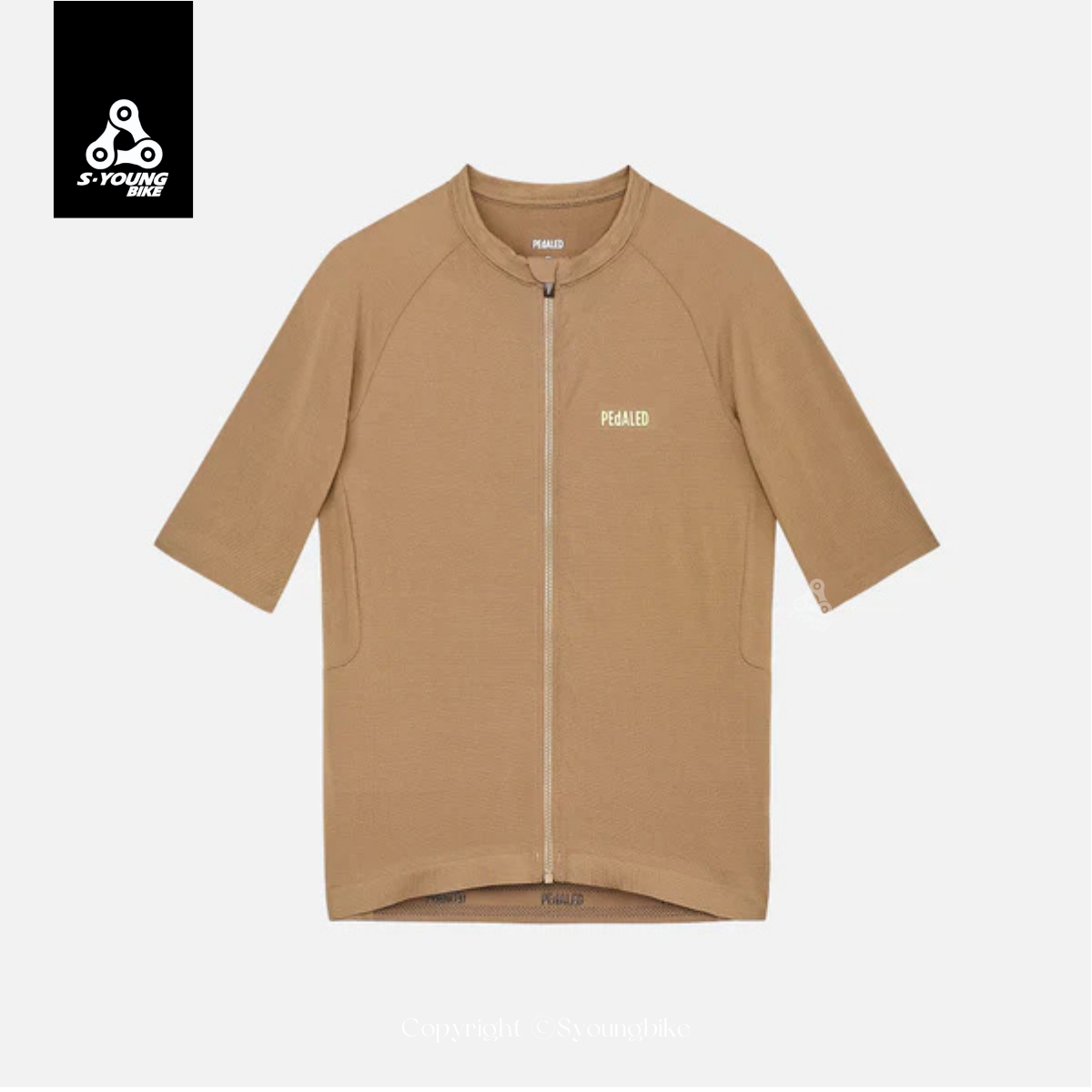 【PEdALED】Element Lightweight Jersey 男短袖車衣 / Brown 棕褐