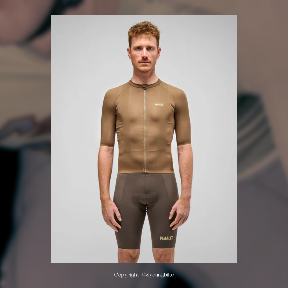 【PEdALED】Element Lightweight Jersey 男短袖車衣 / Brown 棕褐