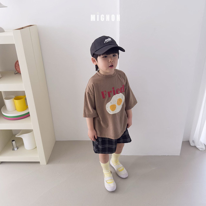 正韓夏mignon 兩色荷包蛋上衣