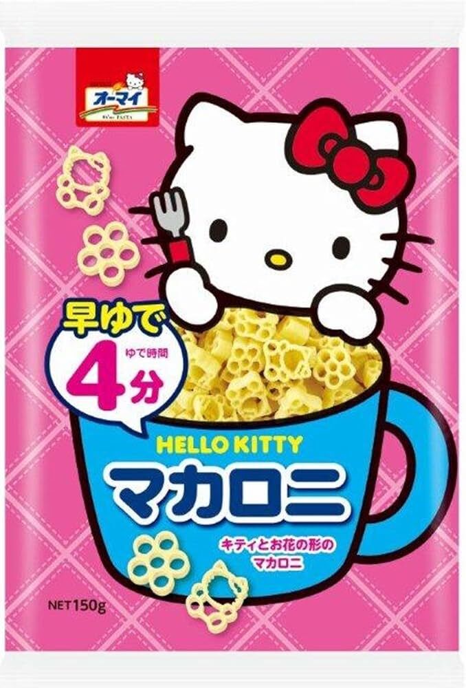 日本製HELLO KITTY造型快熟通心粉 120G