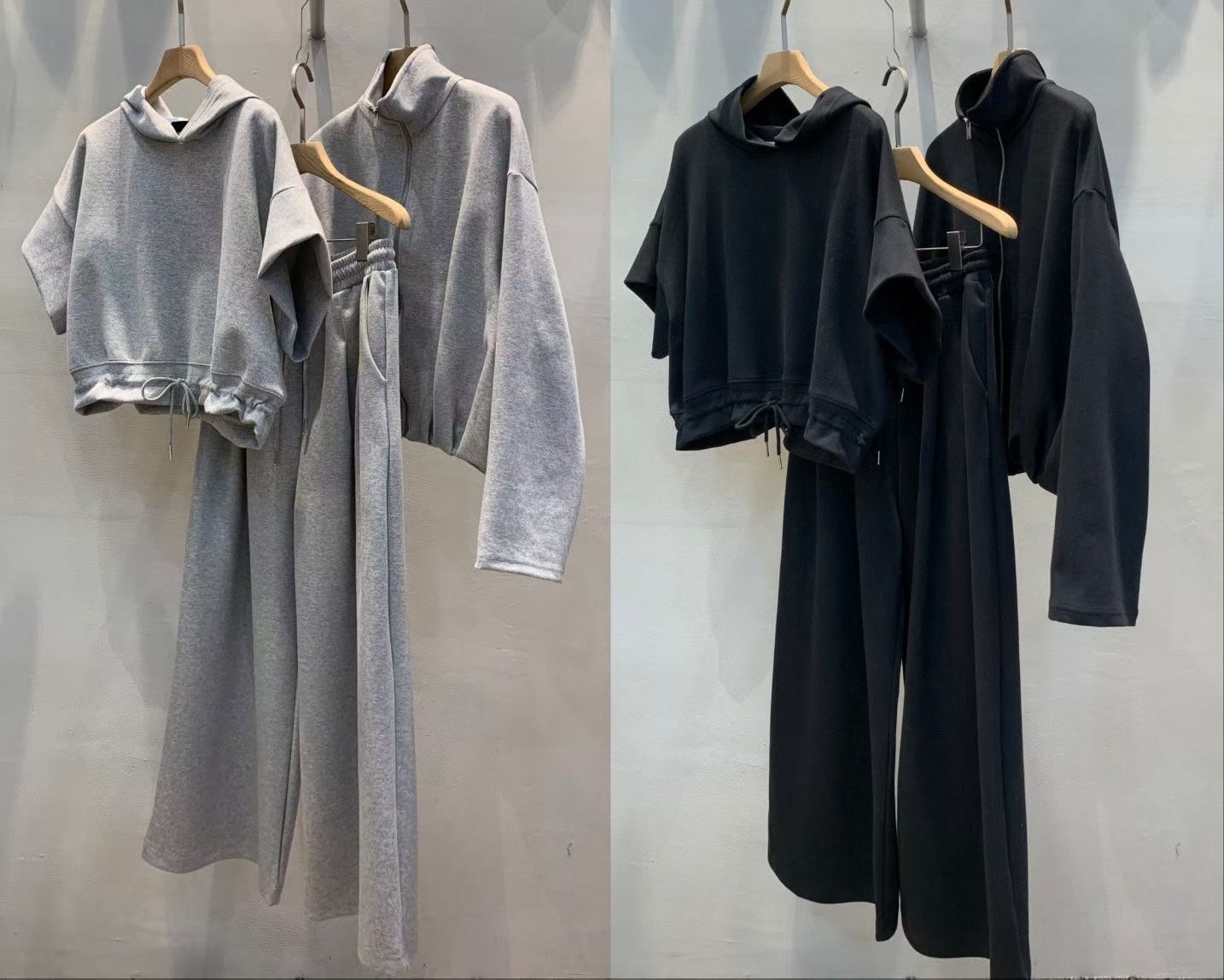 1L6038 連帽短袖衛衣