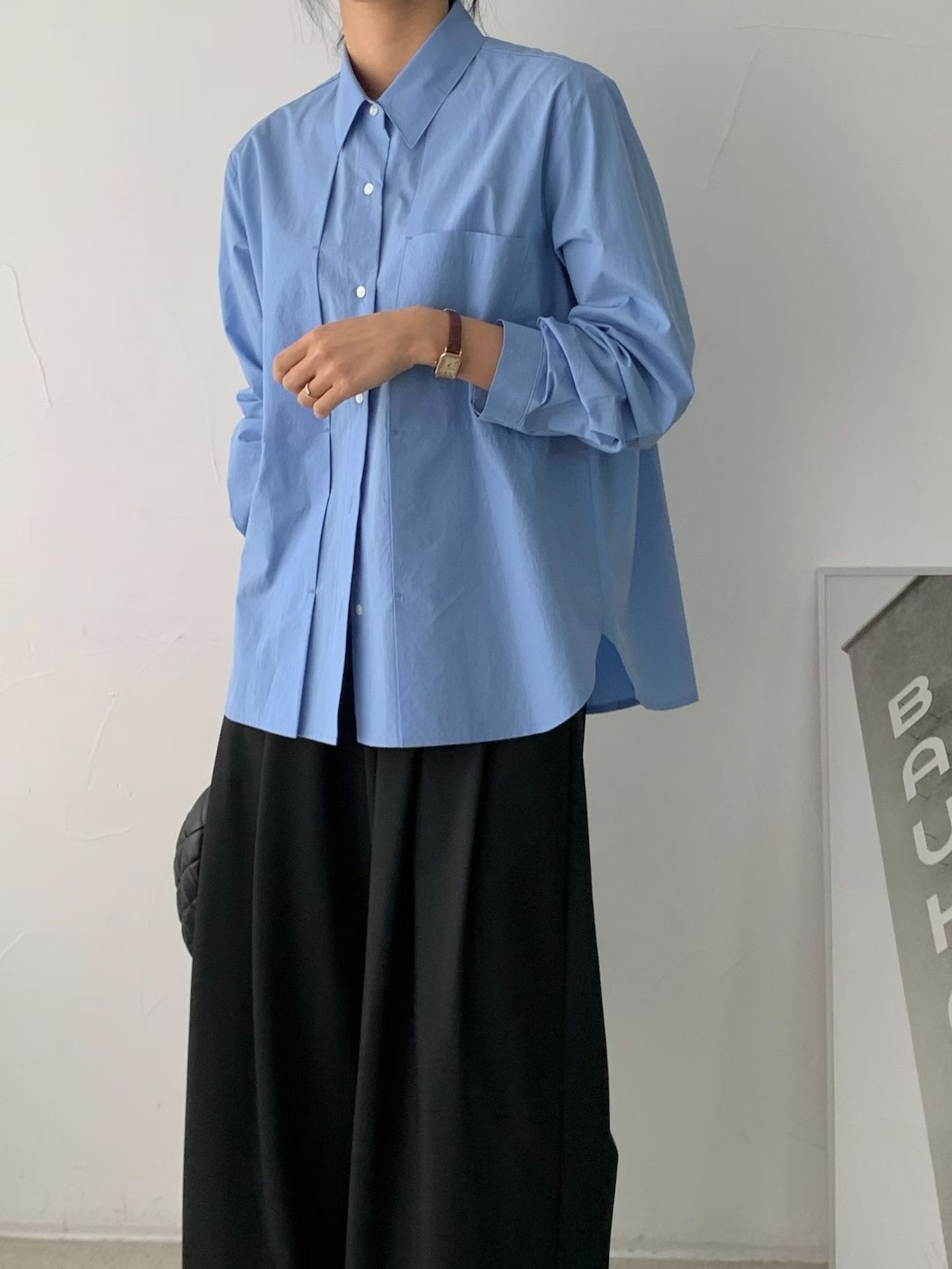 1L6041 雙壓褶襯衫