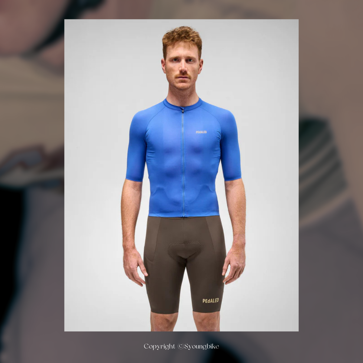 【PEdALED】Element Lightweight Jersey 男短袖車衣 / Blue 寶藍