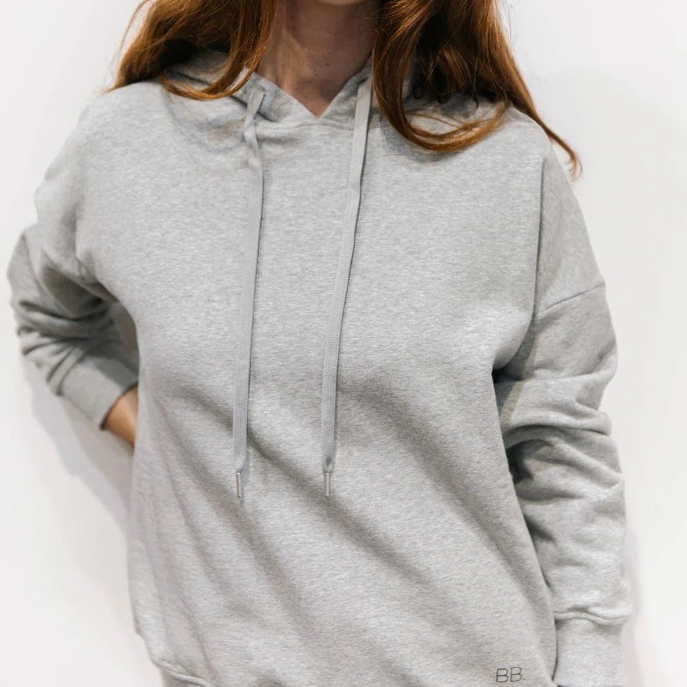 1BB0327-002 [BRIGITTE BARDOT] Fame Sweatshirt Heather Grey #222510100 (EU)