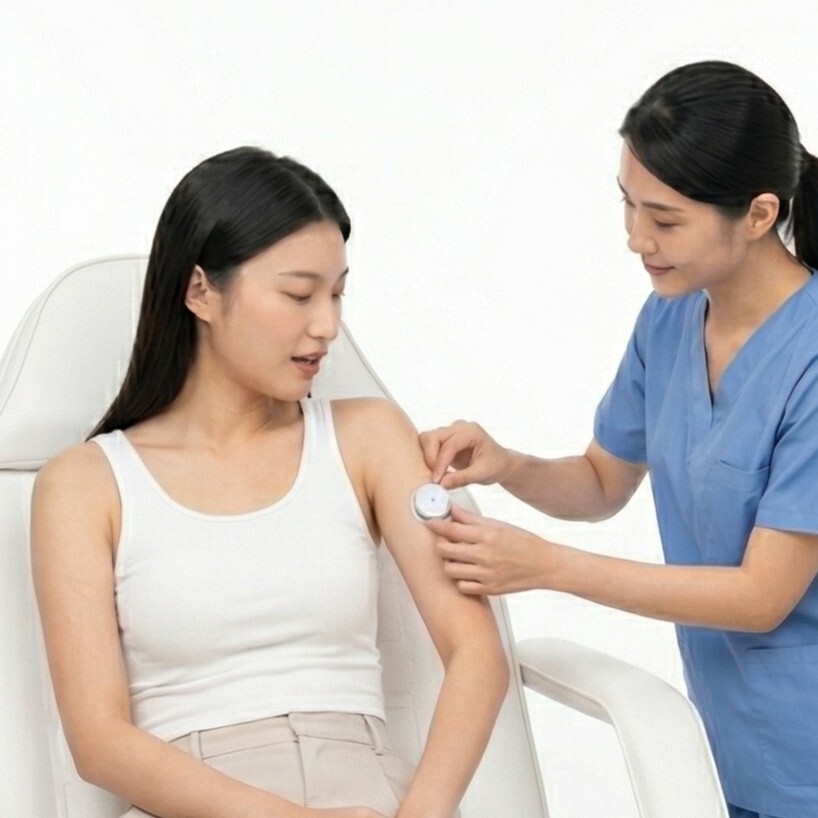 STEP2 到診佩戴 CGM 裝置