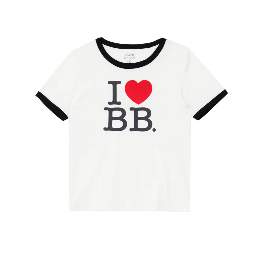 1BB0327-003 [BRIGITTE BARDOT] I love BB T-Shirt White #202511200 (EU)