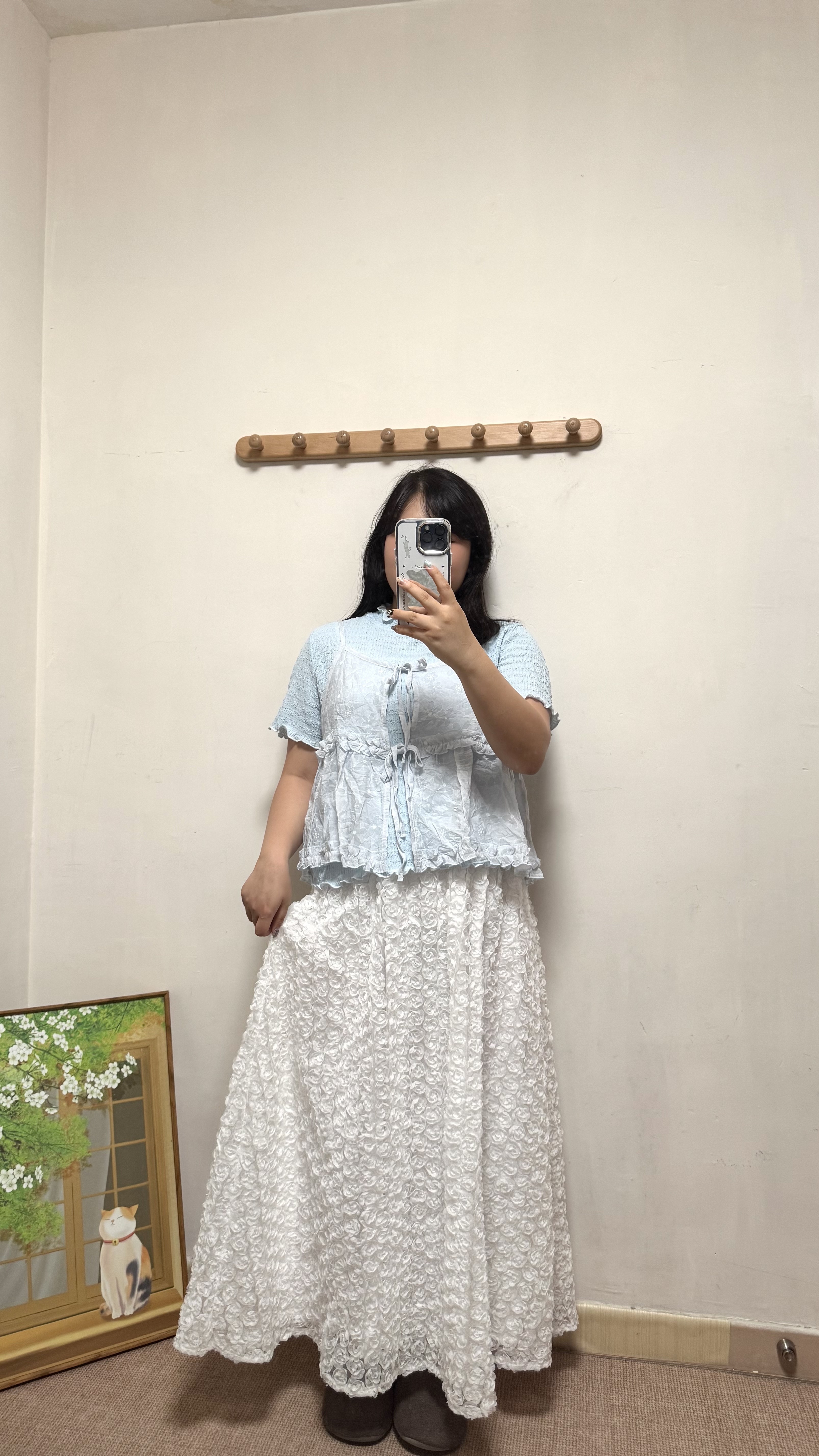 花花吊帶薄身外搭