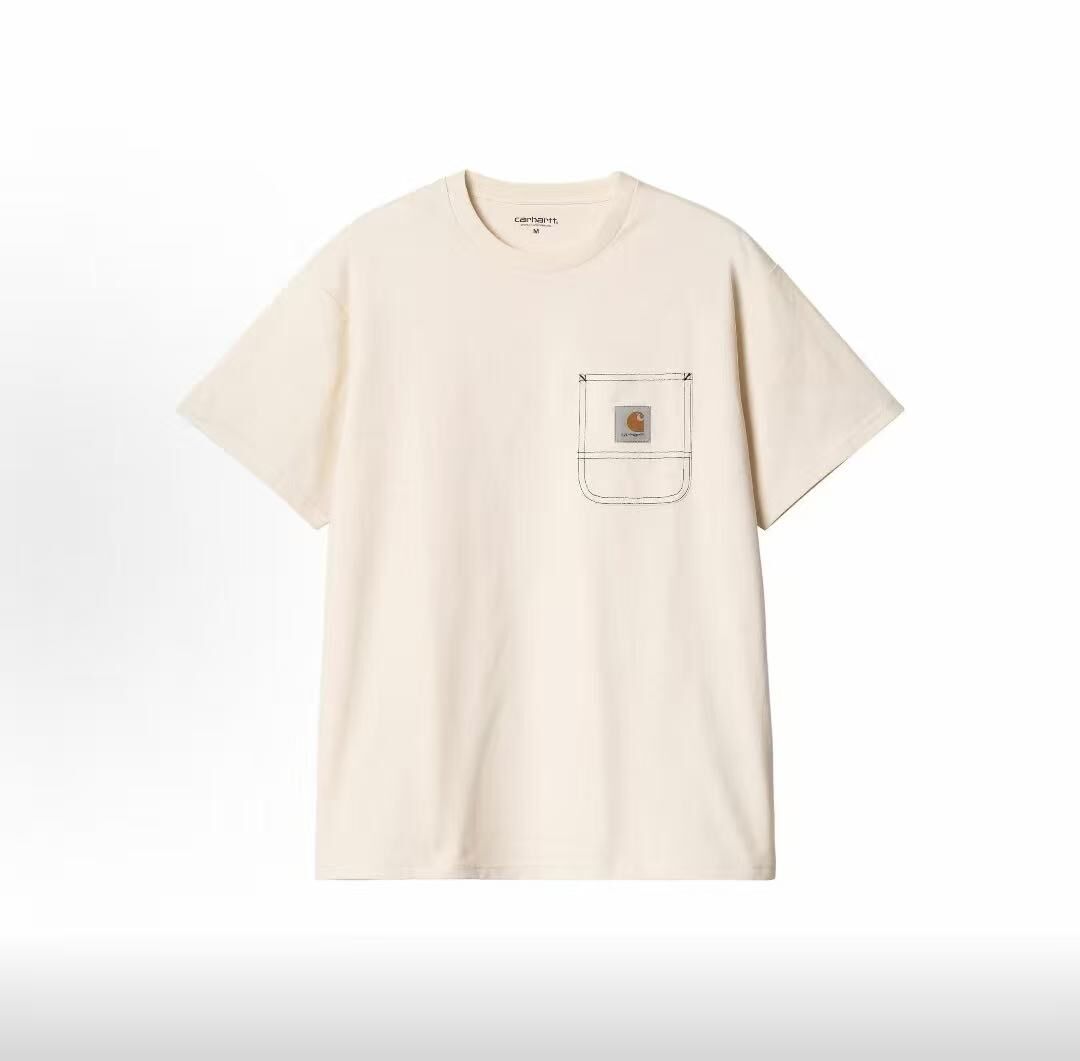 Carhartt WIP 徽標水洗純色短T (6色)