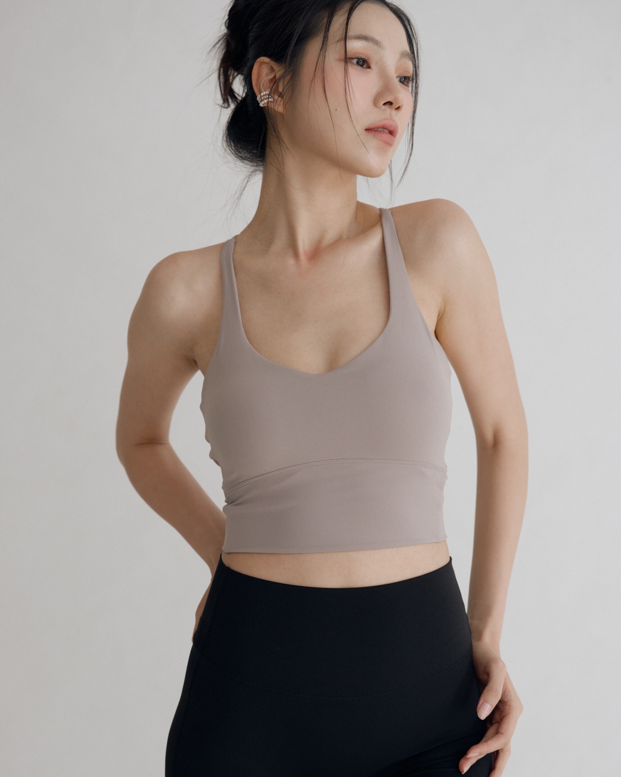 細肩美背後交叉BRA背心-蒙布朗