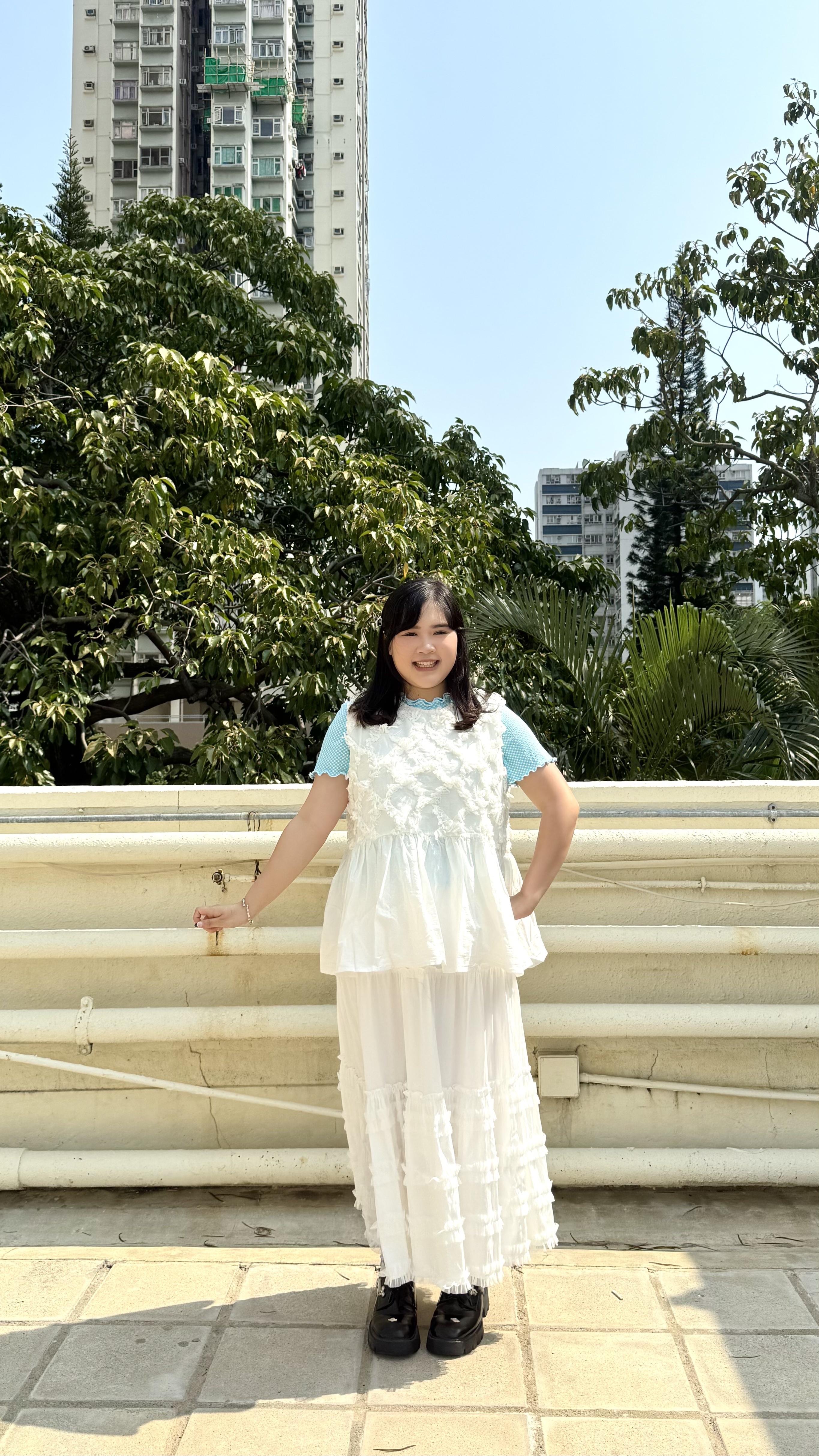 六色入！格紋花邊軟熟Top