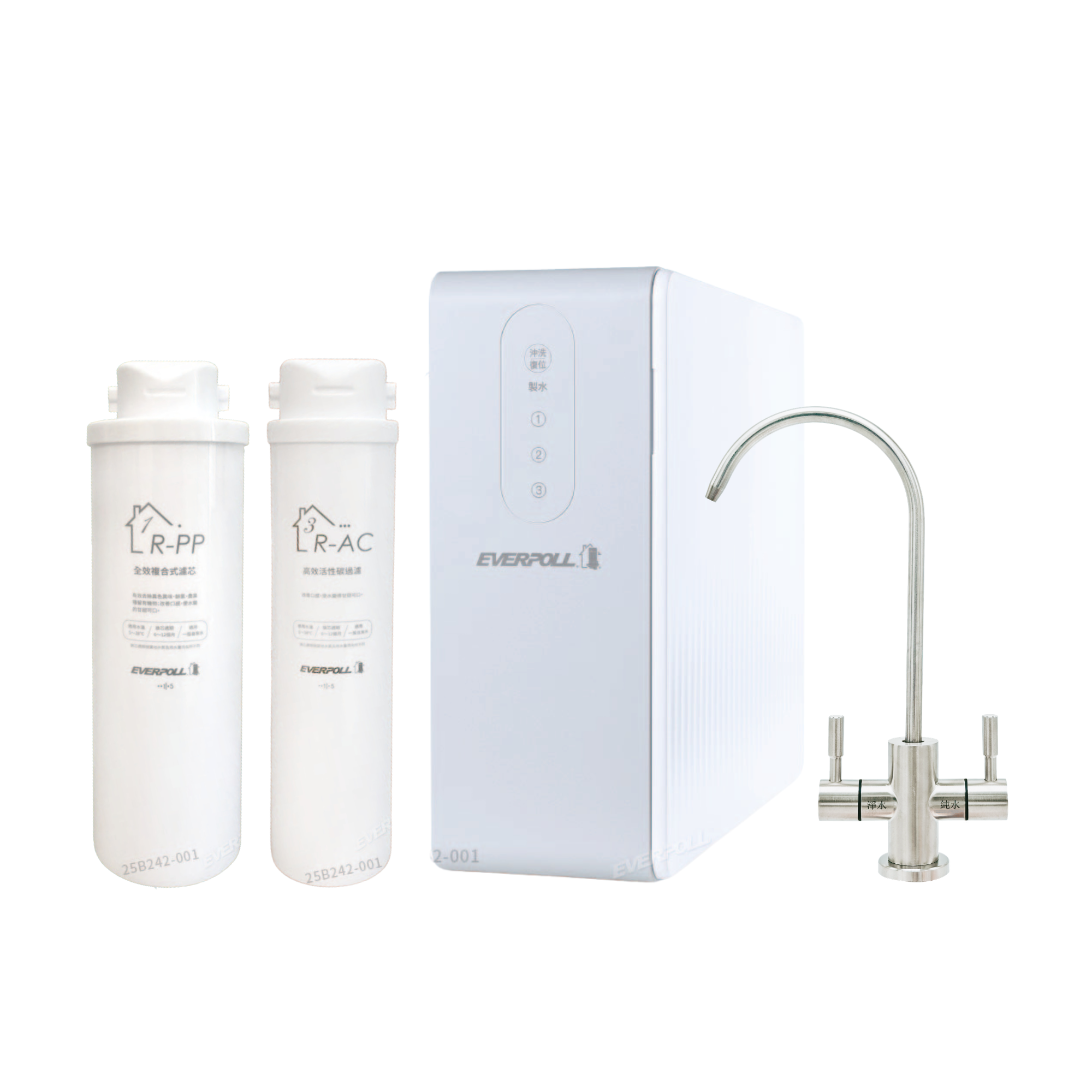 【硬水救星二年組】EVERPOLL 愛科 RO-600 直出 RO 淨水系統