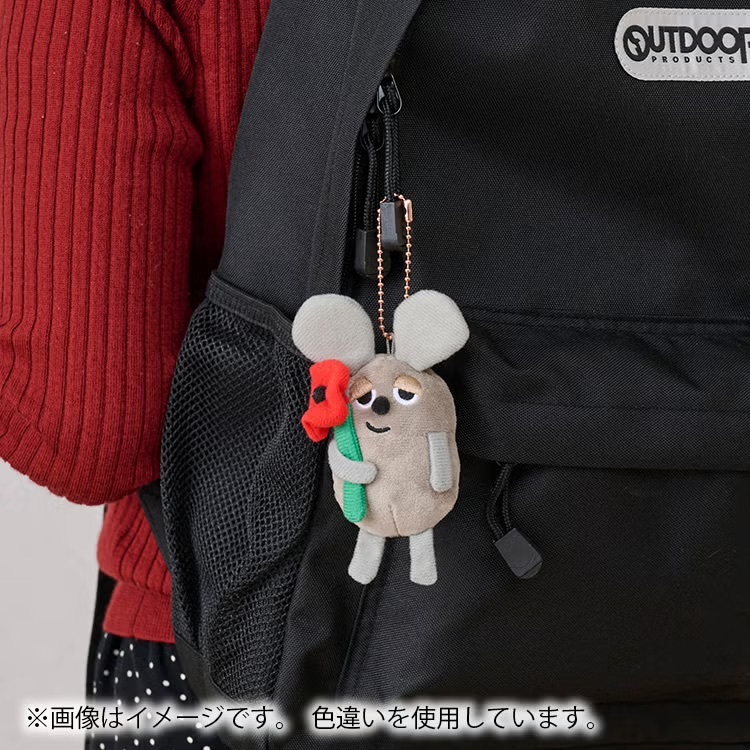 田鼠阿佛小娃娃吊飾別針 D1710