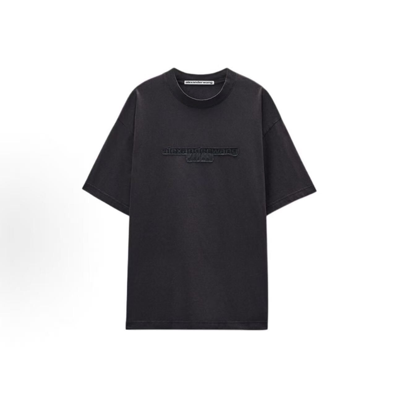 ALEXANDER WANG 平紋針織刺繡寬鬆短T